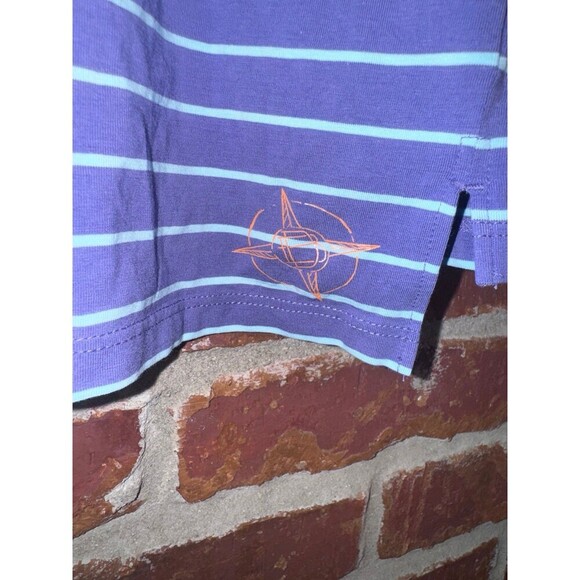 B Draddy purple and blue polo shirt size medium - Picture 4 of 6